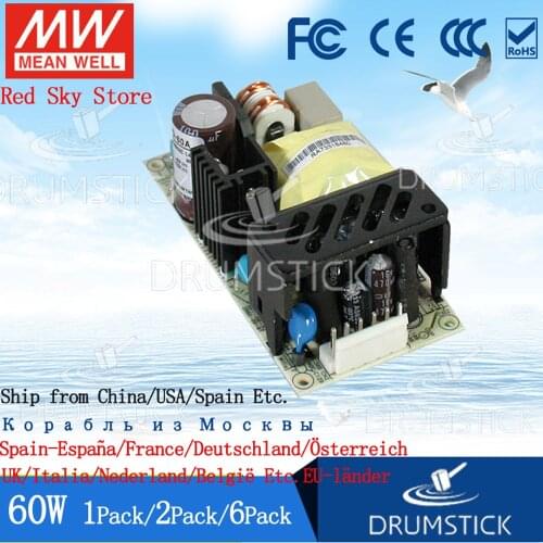 3.28) Meanwell 60W Medical Switching Power Supply RPD-60A 5V5.5A+12V2.2A PCB Dual Output RPD-60B 5V3.85A+24V1.65A