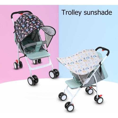 Baby Stroller Cover Sun Shade Waterproof UV Protection Awnings Stroller Accessories Car Seat Buggy Pushchair Cap