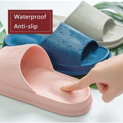 Comemore Non-slip Massage Slippers Women EVA Indoor Slipper Light Women House Bath Shoes Man Waterproof Sandals Slides Bathroom