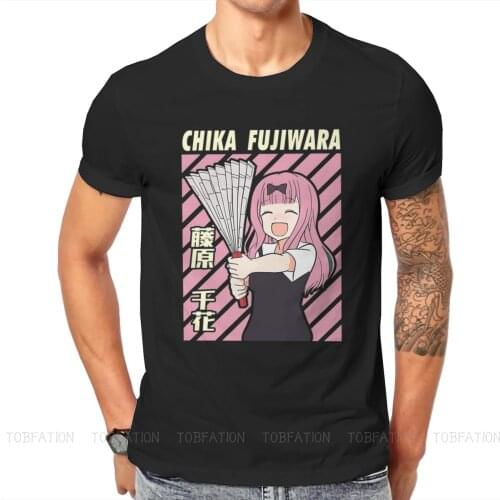 Kaguya sama Love Is War Anime Fujiwara Character Essential Tshirt Vintage Graphic Mens Streetwear Tops Large O-Neck T Shirt