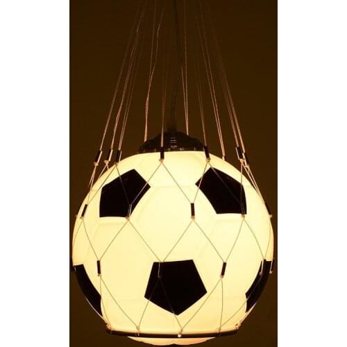 Childrens room Chandelier Creative Personality Football Basketball Boy Girl Cartoon lamp Bedroom The study Attic Chandelier