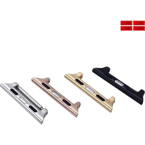 20MM/22MM/24MM metal connector for apple watch band 42mm 38mm apple watch band 44mm 40mm iwatch SE/6/5/4/3/2 adapter Accessories