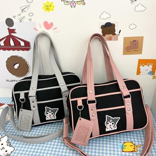Harajuku cute girl uniform bag soft girl student single shoulder messenger bag commuter female handbags