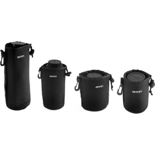 3mm thick Lens bag (roughly) Neoprene Belt Loop Worldwide Matin Neoprene waterproof Soft Camera Lens Pouch bag Case Promotion