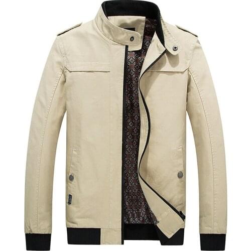 2018 new summer autumn mens jacket collar stand windbreaker mens blue baseball jackets high quality men s Jackets Size M-4XL