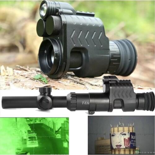 NV310 Night Vision Monocular Add On Riflescope Monocular Hunting Camera Red dot Digital WiFi Sight IR Night Vision Telescope