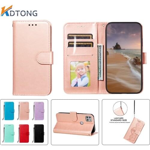 Solid Color Wallet Leather Case For Motorola Moto E7 Power E6S E6 Z4 Play E Edge S Plus ONE Hyper Card Slot Shockproof Cases