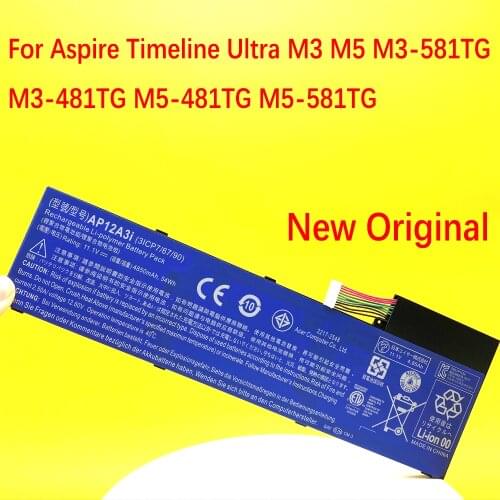 Original AP12A3i Laptop Battery For Acer Iconia W700 MA50 / Aspire Timeline Ultra M3 M5 M3-581TG M3-481TG M5-481TG M5-581TG