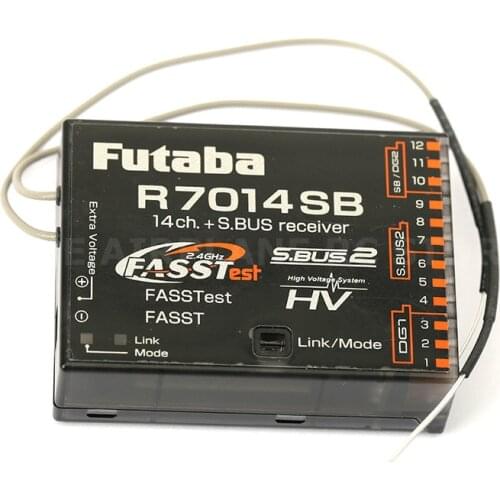 Original Futaba 14-Channel S.BUSB receiver 2.4G FASSTest/FASST Receiver R7014SB for 14SG 16SZ 18SZ 32SZ Helicopter