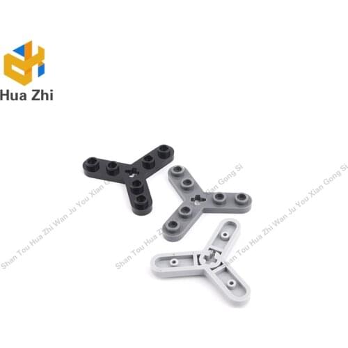 10PCS 32125 Plate Rotor 3 Blade with Smooth Ends and 6 Studs (Propeller)Building Blocks Parts MOC DIY Education