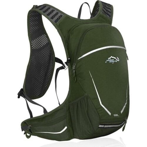 18L Ergonomic Waterproof Bicycle Backpack Ventilate Cycling Climbing Travel Running Backpack Outdoor Sports Water Bags