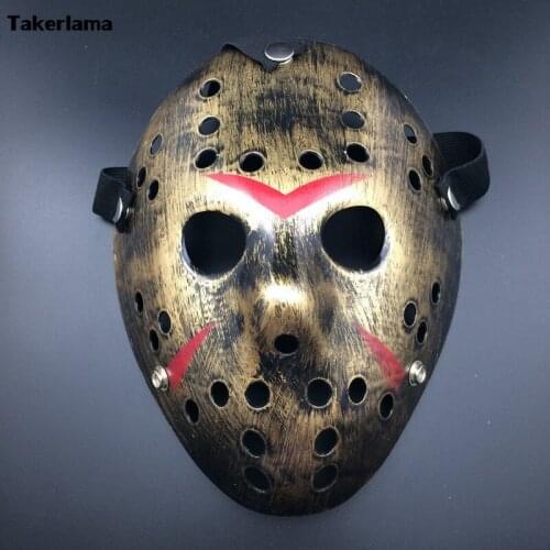 Takerlama Black Friday NO.13 Jason Voorhees Festival Party Masquerade Mask (adult size) Cosplay Costume Halloween Killer Mask