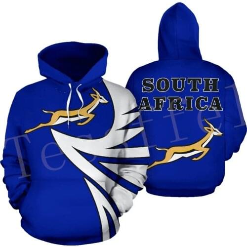 Tessffel NewFashion County Animal South Africa Flag Springbok Harajuku Tracksuit 3DPrint Men/Women Sweatshirts Casual Hoodies 19
