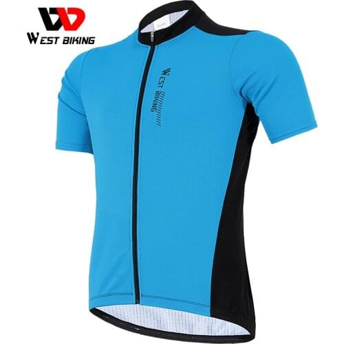 WEST BIKING Cycling Jersey 2021 New Bicycle Team Cycling Shirts Men Women Short Sleeve Breathable Summer Cycling Sports Clothing