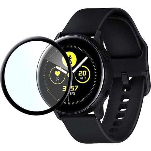 Full Screen Protector glass for Samsung Galaxy Watch Active 2 40mm 44mm 42mm 46mm S2/S3 frontier HD Anti-Bubble film