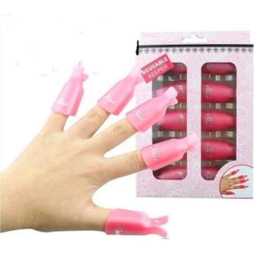1box Nail Polish Remover Take Off Gel Cleaner Designer s Clip Sets