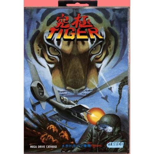 Twincobra JP 16 Bit MD Game card with Retail Box For Sega Genesis & Mega Drive