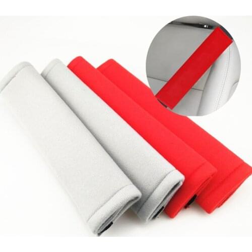 2 seat belt pad soft velvet car adult shoulder pad for BMW 1 2 3 4 5 6 7 Series X1 X3 X4 X5 X6 325 328 F30 F35 F10 F18 GT