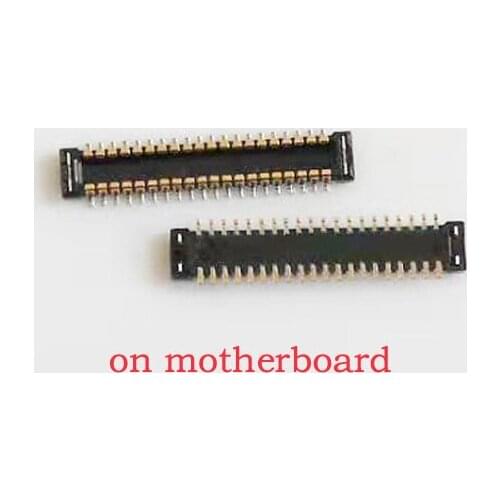 2pcs/lot 40pin LCD display FPC Connector Port Plug on Mainboard/cable for Samsung Galaxy A6 2018 A600F A600FN