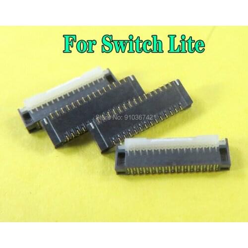 20pcs Original New For Nintend Switch NS lite Ribbon Power Flat Cable slot L Button socket Handle Circuit motherboard Slot