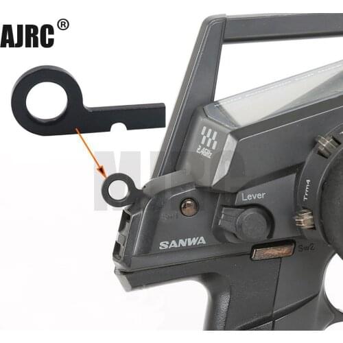 Sanwa Aluminum transmitter lanyard metal hook for RC remote control Sanwa radio system M12 / M12S / RS / MT4 / MT4S / MT-44