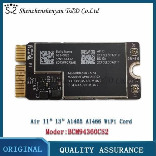 BCM94360CS2 Wireless-AC WIFI Bluetooth BT 4.0 Airport 802.11 ac Card For Macbook Air 11 "A1465 13" A1466 2013 MD711LL / A MD760