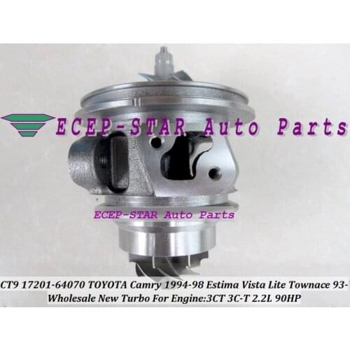 Free Ship Turbo Cartridge CHRA Core CT9 17201-64070 17201 64070 For TOYOTA Camry Estima Lite TownAce Vista 3CT 3C-T 3C 2.2L 90HP