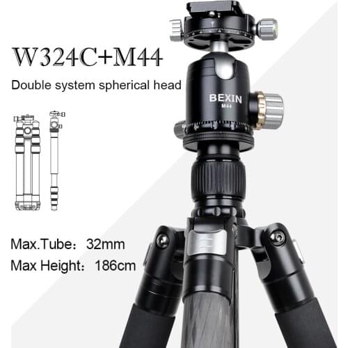 BEXIN portable and lightweight aluminum Monopod tripod with 720 panoramic profession ball head for digital camera