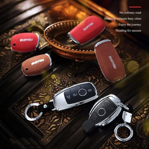 Car Key Cover Case For Mercedes Benz AMG E Class W213 2017 B200 C180 E260L S320 GLK300 CLA CLS S400 Car key case