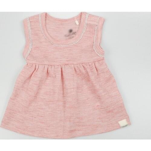 Merino wool baby girl dress kids clothes