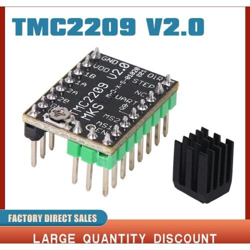 TMC2209 Stepper Motor Driver UART VS TMC 2208 A4988 lv8729 3D Printer Parts Stepstick 2.0A ultra-silent Ender3