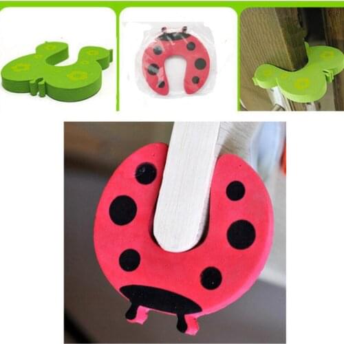 5 Pc Cute Animal Security Card Door Stopper Baby Newborn Care Child Lock Protection From Children Child Safety Protection Baby S