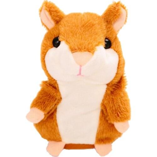 Electronic plush dolls Lovely Talking Hamster Plush Russian Toys Brinquedos Pet shop Cute Speak Talking Sound Recorder Toys