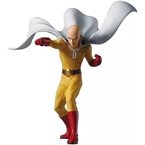 DXF One Punch Man Figure Saitama Sensei 15cm PVC Action Figures ONE PUNCH-MAN Kids Toy Model Doll Gift