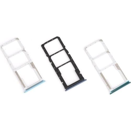 Note9 Pro SIM Card Slot For Xiaomi Redmi Note 9 Pro Card Adapters Socket Holder Tray Chip Drawer Replace Housing Repair Parts