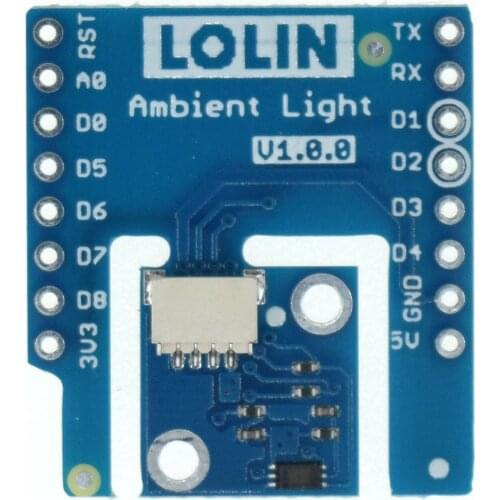 Ambient light Shield V1.0.0 for LOLIN D1 mini BH1750 BH1750FVI I2C digital light sensor module