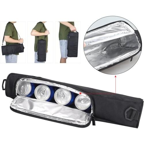 Compact Golf Cooler Bag Beers Cans Freezer Insulated Pack Carrier for Travel
