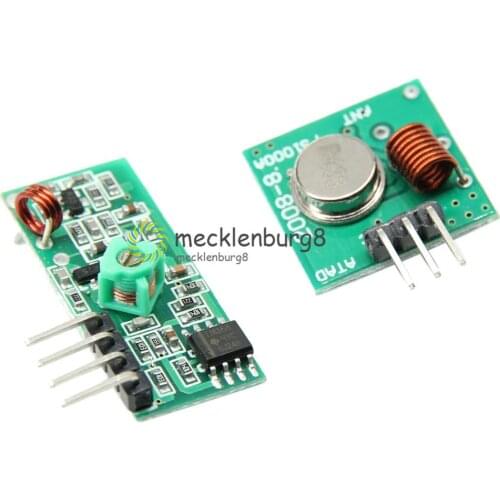 433Mhz RF Wireless Transmitter Receiver Module OOK/ASK Link Kit for Arduino/ARM/MCU