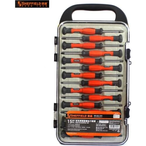 SHEFFIELD Multifunction precision screwdriver set with rotation cap for DIY computer repair disassemble mobile phone tool