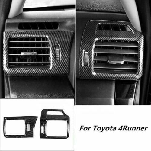Car Parts Carbon Grain Full Interior Trim Decor Cover Decoration For Toyota 4Runner