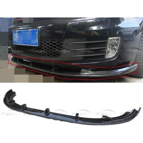 Car Styling Real Carbon Fiber Front Bumper Lip Fit For Volkswagen Golf6 MK6 G-T-I H2 2010-2013