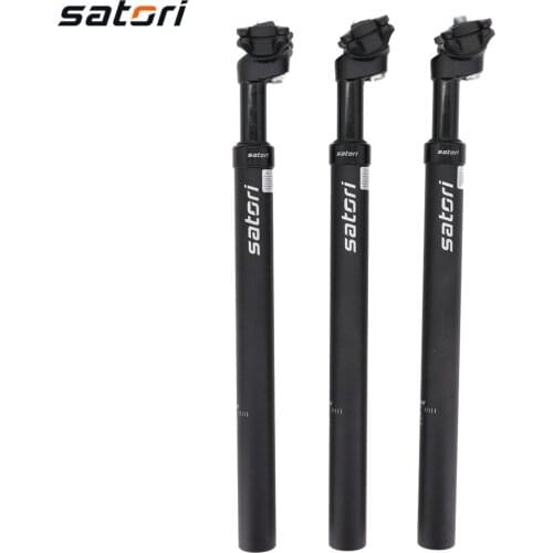 Satori Suspension Seatpost Shock Absorber bike MTB Bicycle 27.2 mm /28.6/30.1/30.4/30.9/31.6mm X355MM Bike Seat Post Setback