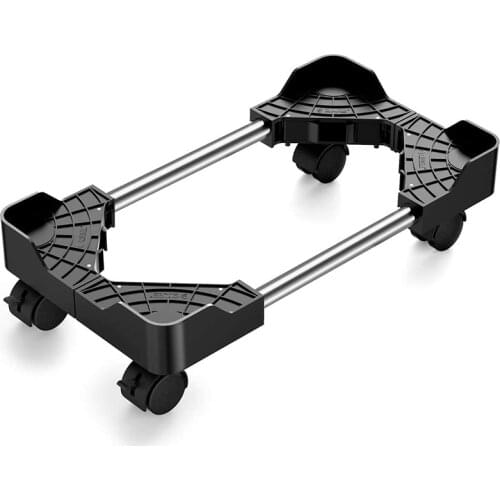 Mobile CPU Stand, Adjustable Computer Tower Stand with Locking Caster Wheel, Fits Most Gaming PC Under Home