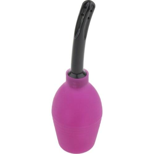 Travel 310ml Men Women Enema Bulb Clean Anal Silicone Douche with Nozzle Set Health Care Supplies