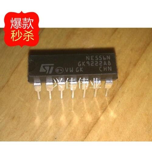 10PCS The new timer NE556 NE556N DIP-14 Dual Channel