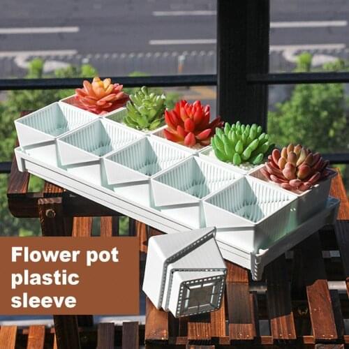 11Pcs/Set Planting Pot Flower Holder Multi Holes Nursery Garden Plant Container Planting Pot Garden Plant Container