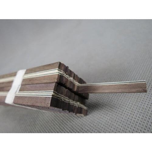 25STRIPS LUTHIER FIGURED PURFLING C-24,Measures 6mm x 1.5mm thick x 810mm long
