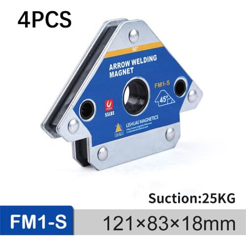 4PCS/Set Magnetic Welding Holders Angle Soldering Arrow Positioner Fixture Ferrite Auxiliary Locator Tools