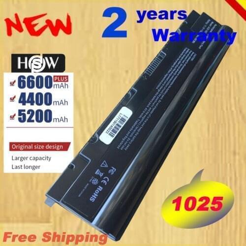 HSW Notebook battery Eee PC 1025 For ASUS Eee PC 1225 1225B 1225C A31-1025 A32-1025 Laptop batteries fast shipping