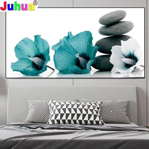 DIY Diamond Painting Green Poppies Stone Embroidery Diamond Landscape Diamond Art Cross Stitch Mosaic Handcrafts Gift Decor